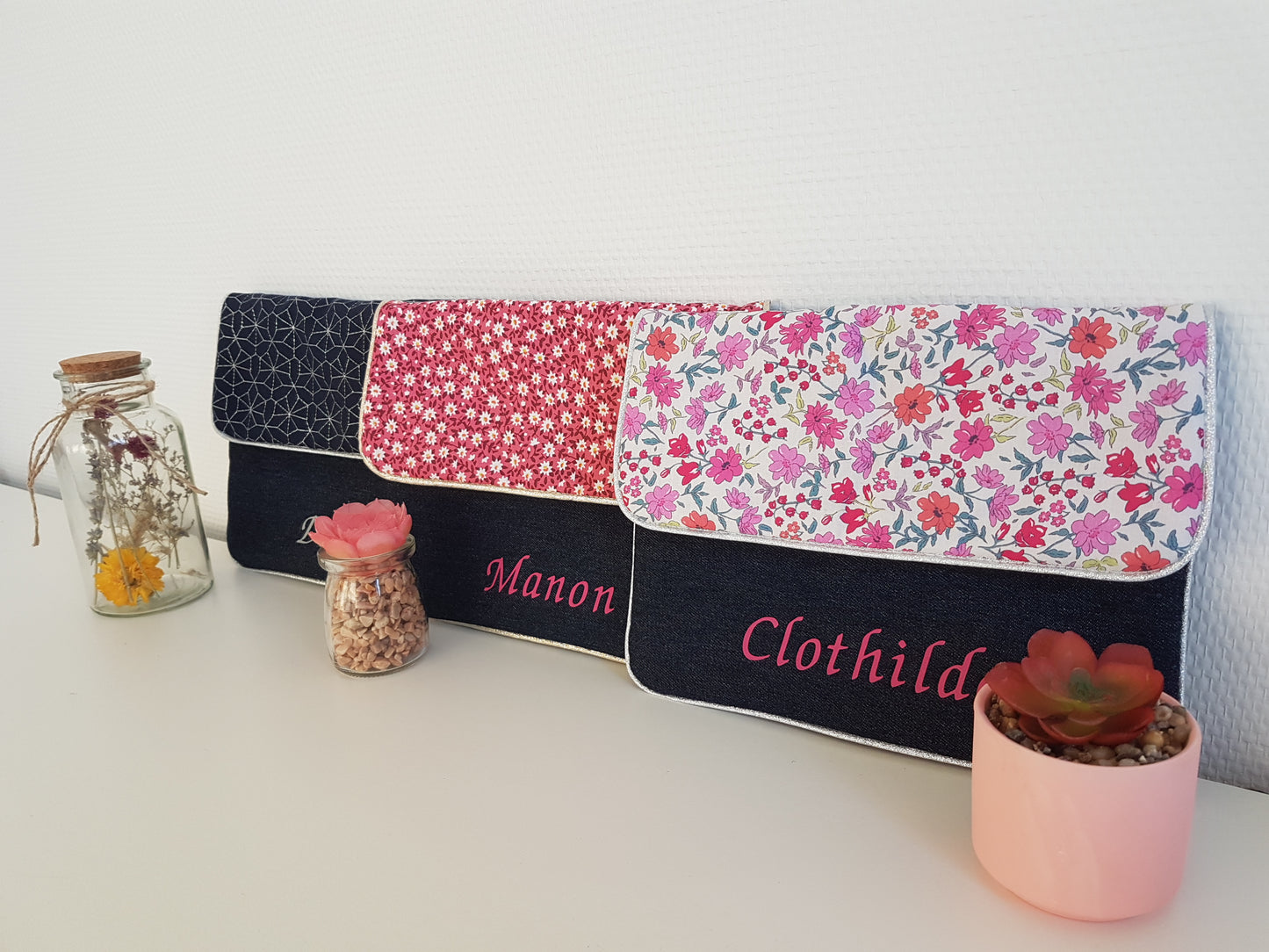 Créez votre protège carnet de santé, pochette à langer bicolore