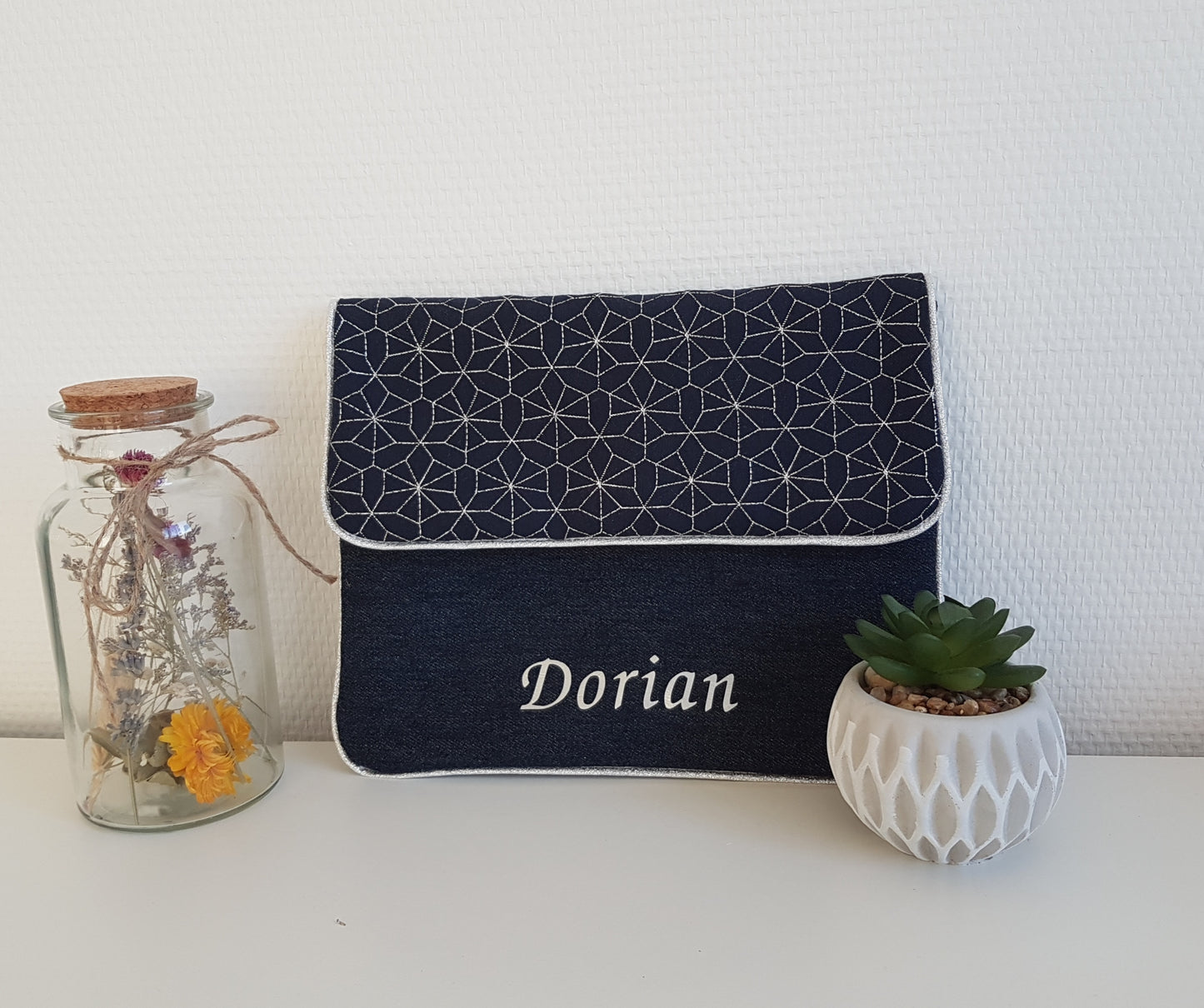Créez votre protège carnet de santé, pochette à langer bicolore