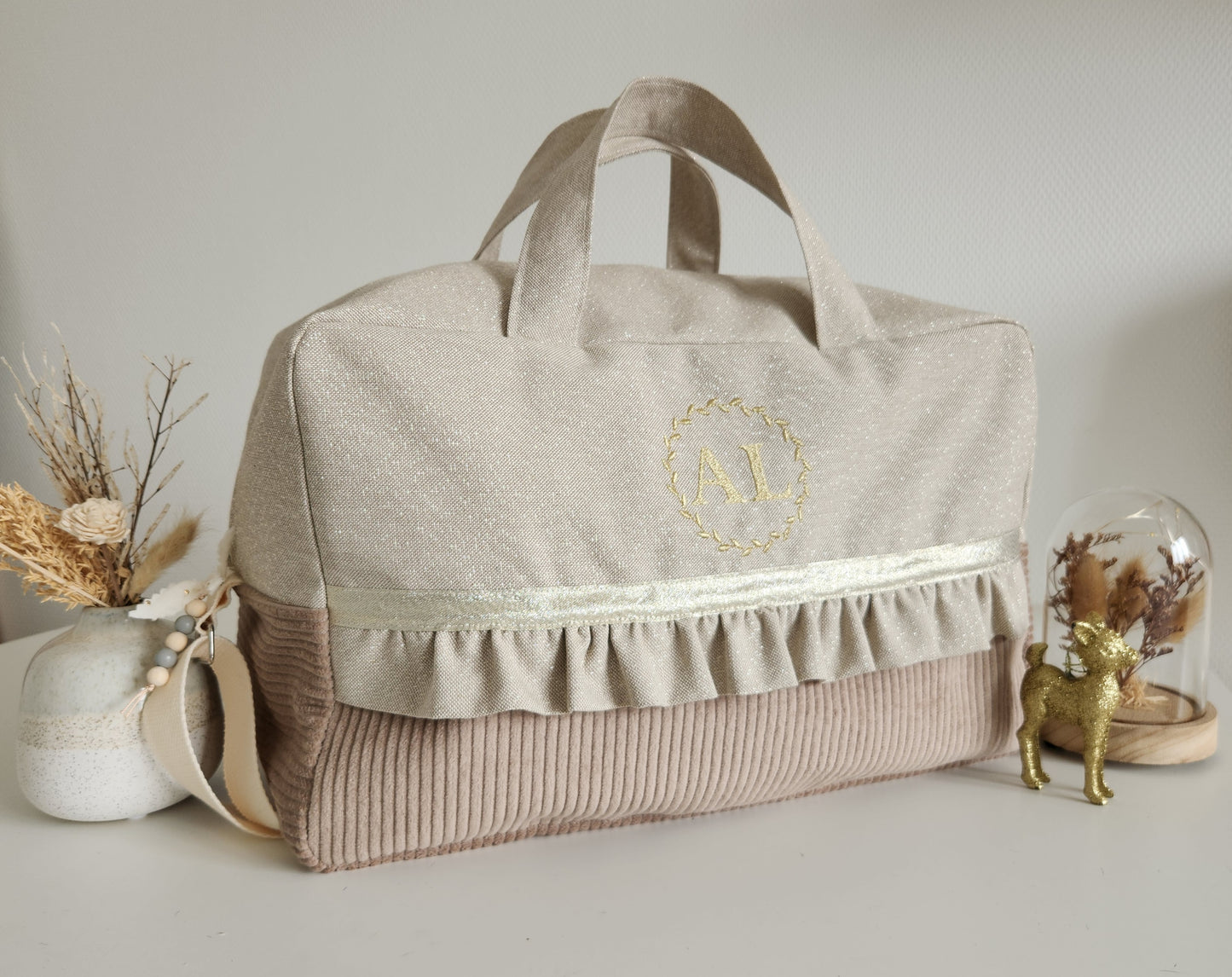 Créez votre sac à langer ou de voyage bicolore