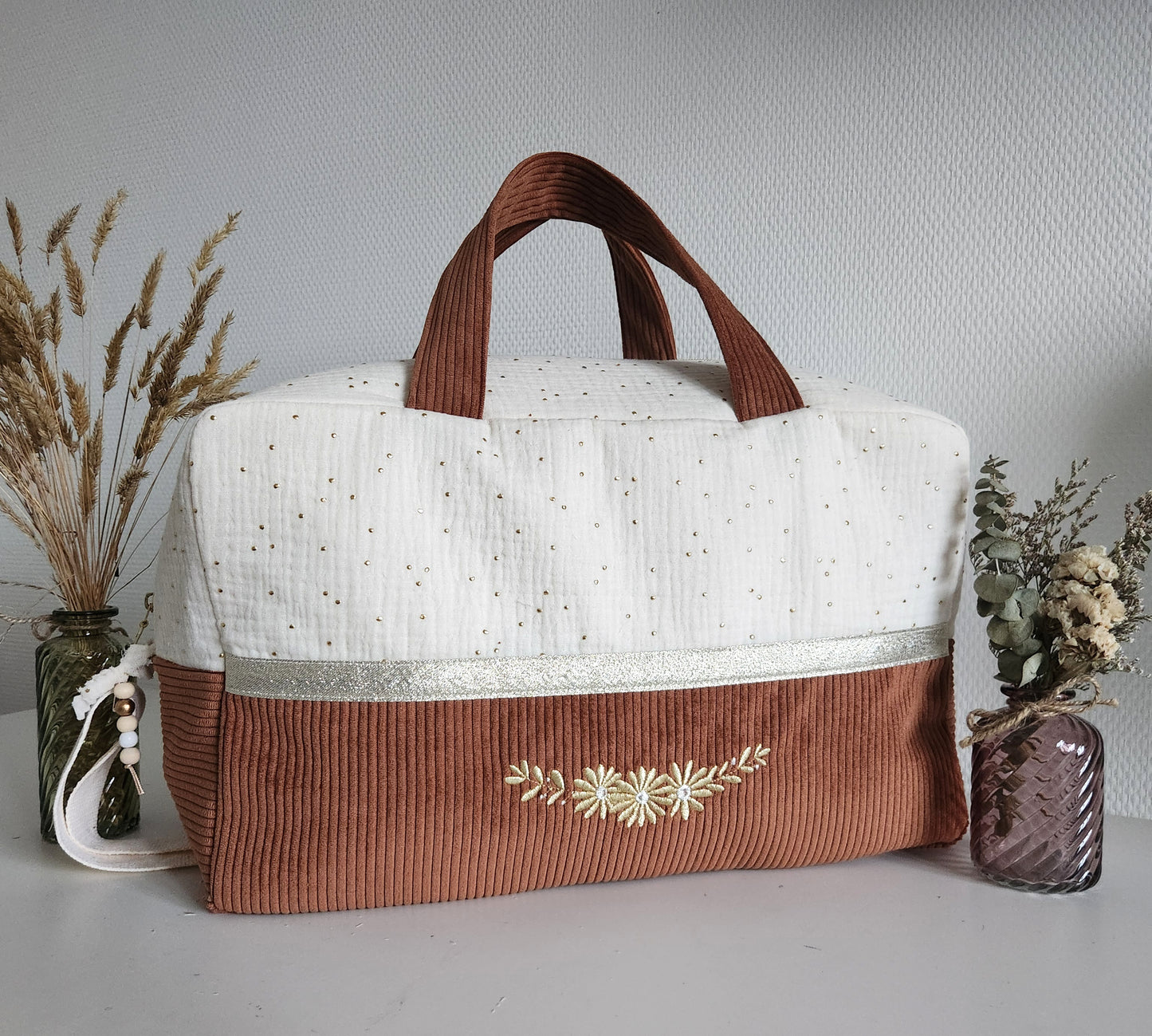 Créez votre sac à langer ou de voyage bicolore