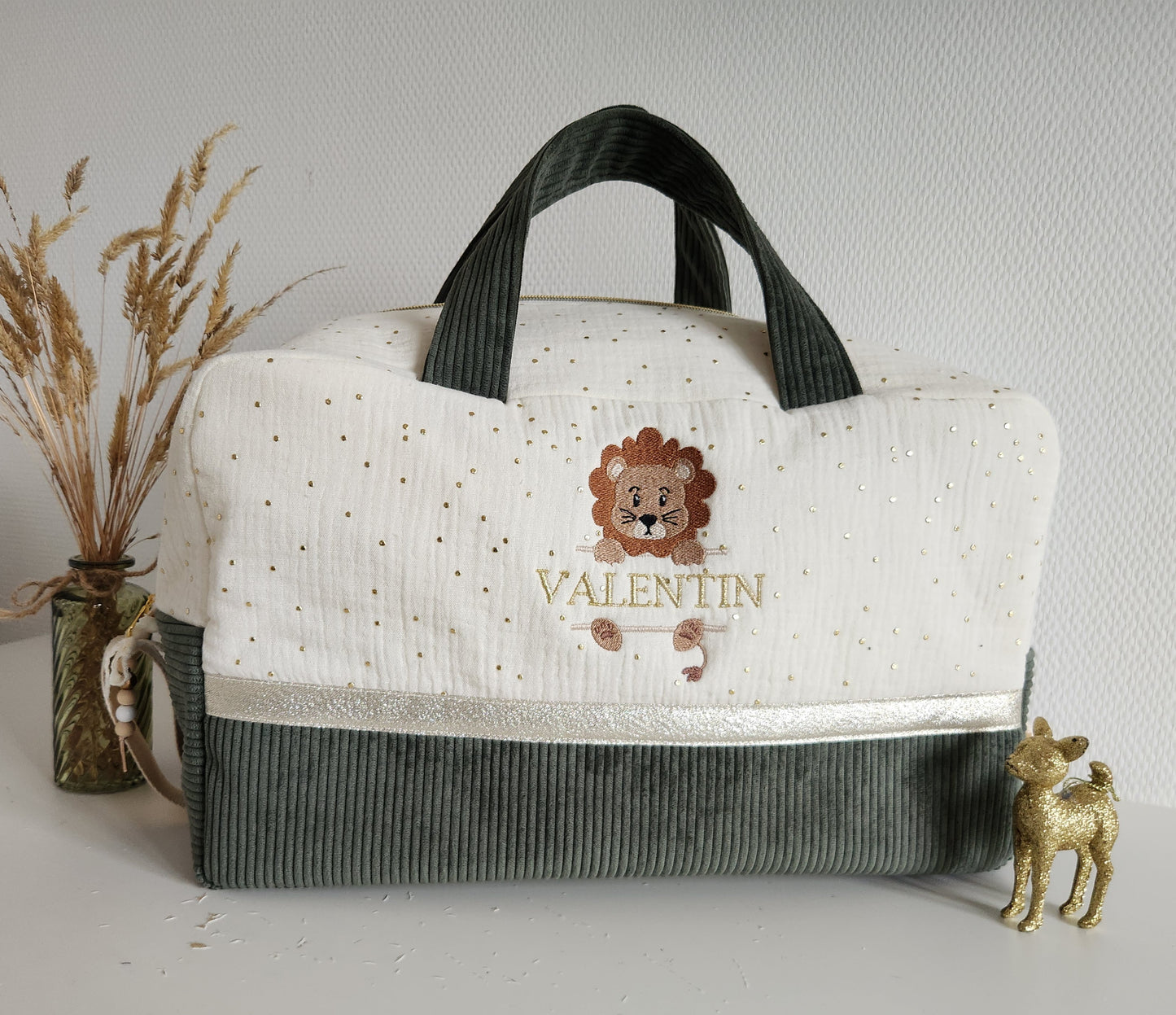 Créez votre sac à langer ou de voyage bicolore