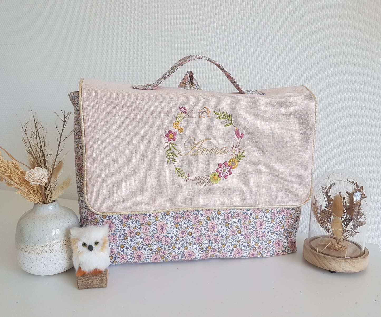 Cartable, sac à dos maternelle enfant brodé