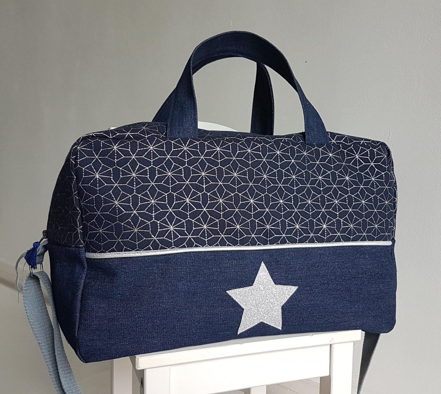 Créez votre sac à langer ou de voyage bicolore