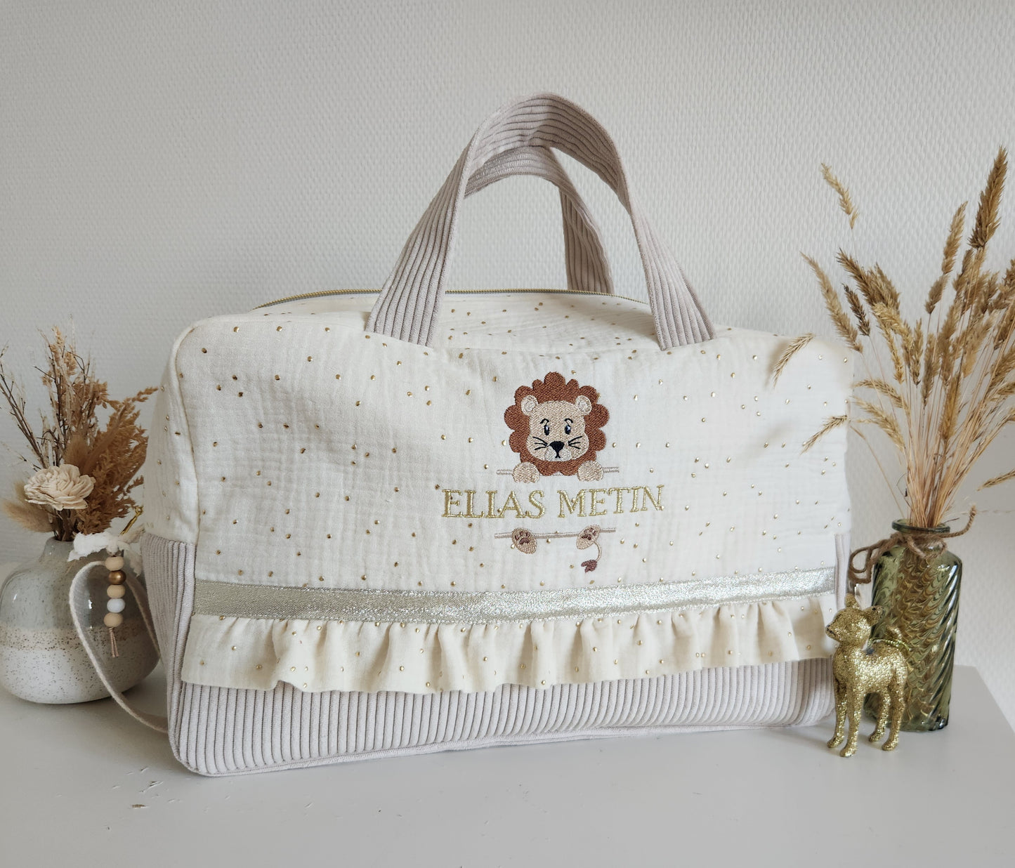 Créez votre sac à langer ou de voyage bicolore