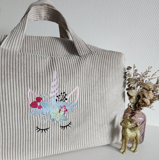 Wickel- oder Reisetasche aus Cord