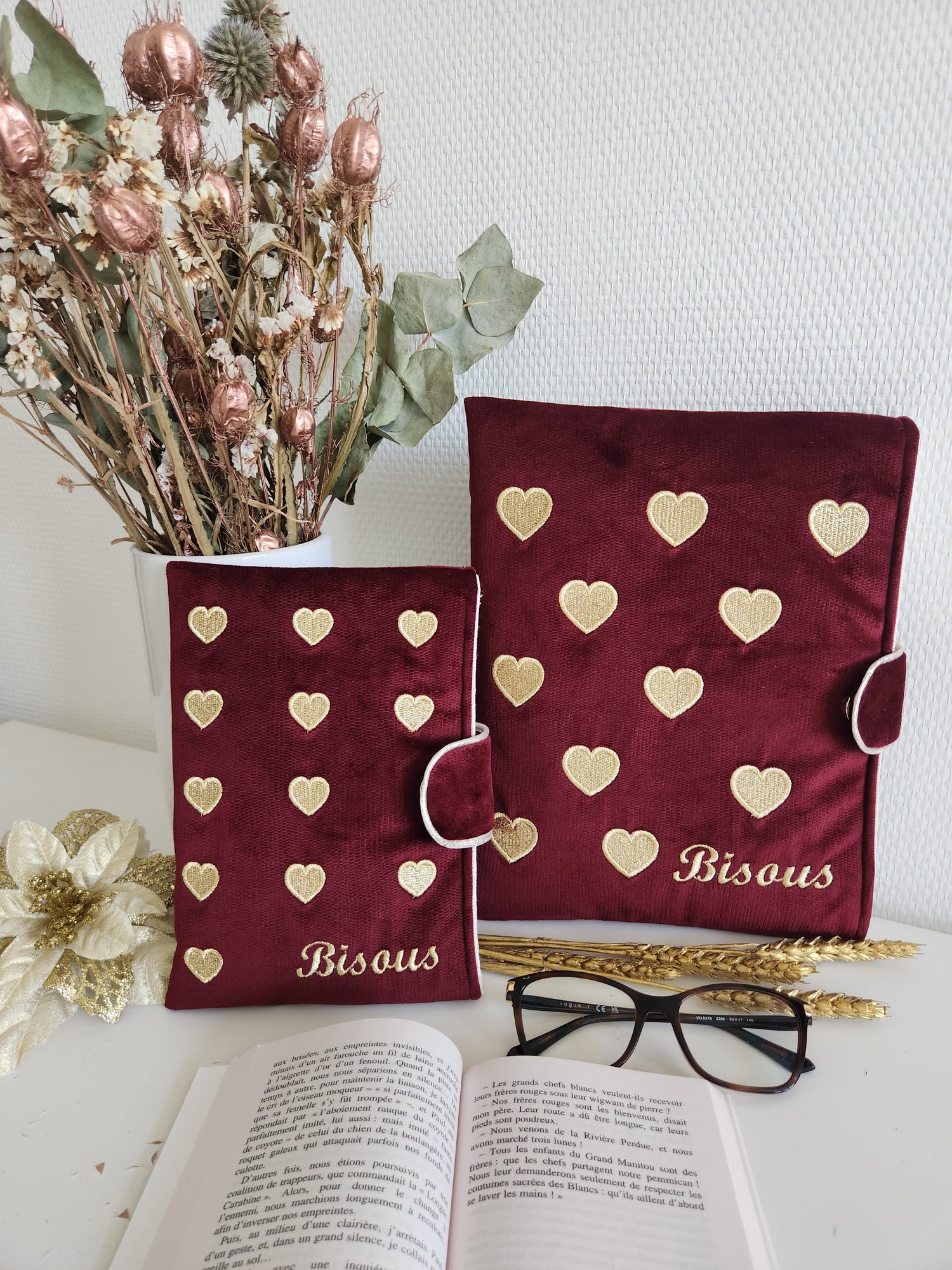 Housses pour livres, tablettes, liseuses