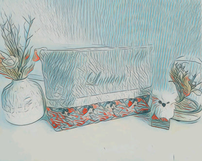 Créez votre grande pochette / trousse bicolore