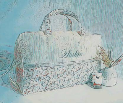Créez votre sac à langer ou de voyage bicolore