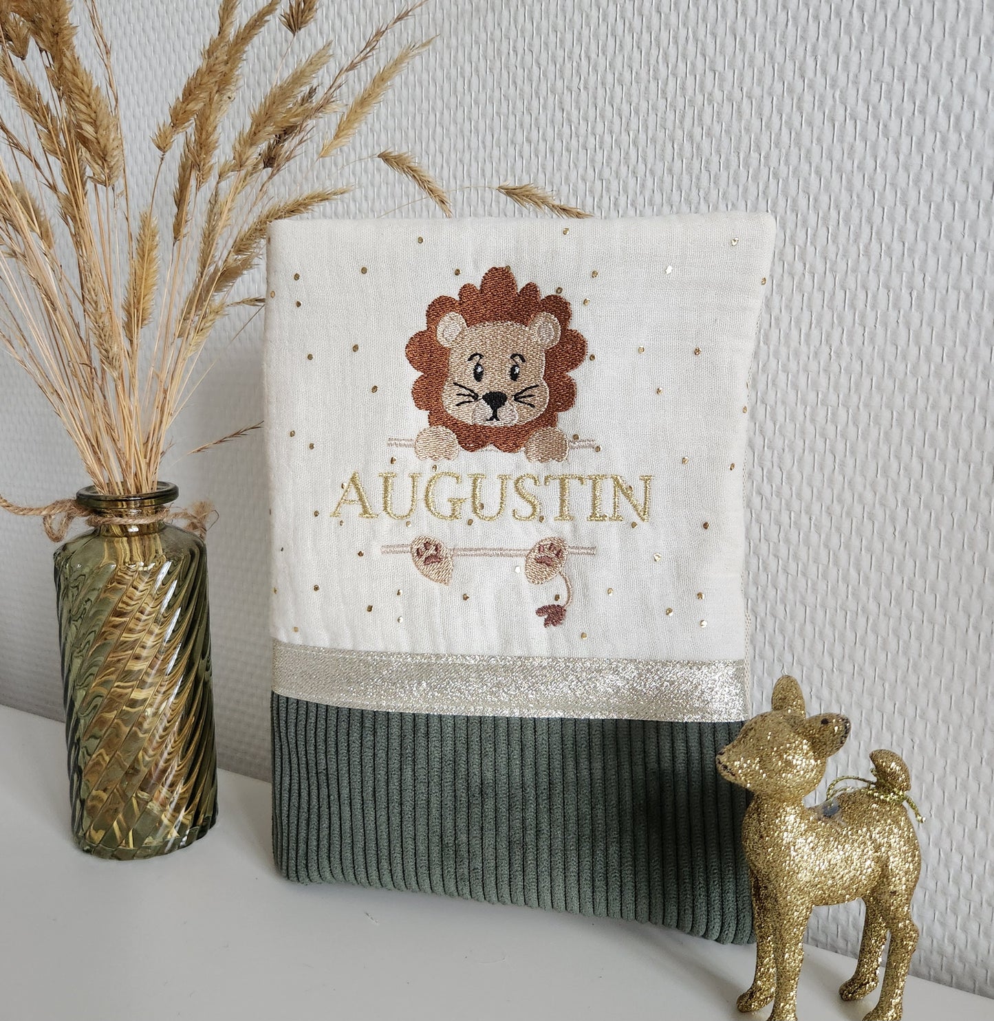 Créez votre protège carnet de santé bicolore personnalisé