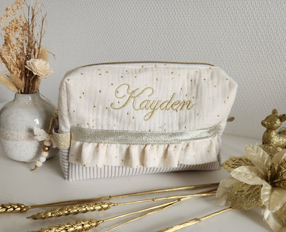 Gestalten Sie Ihren zweifarbigen Kulturbeutel