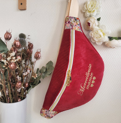 Kreieren Sie Ihre eigene Gürteltasche aus dickem Stoff