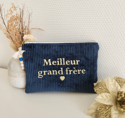 Créez votre trousse plate brodée