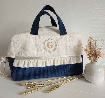 Create your two-tone diaper or travel bag