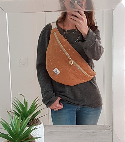 Créez votre sac banane en coton molletonné