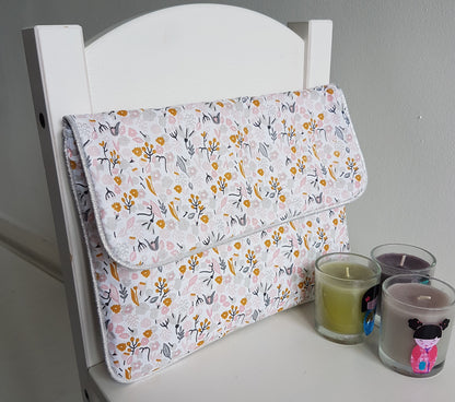 Créez votre protège carnet de santé, pochette à langer, unicolore molletonné