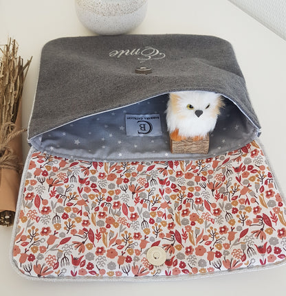 Créez votre protège carnet de santé, pochette à langer bicolore