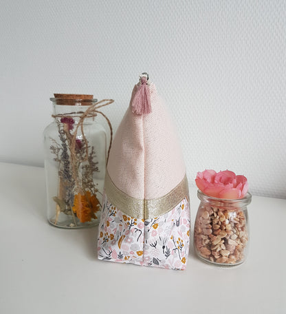 Créez votre grande pochette / trousse bicolore