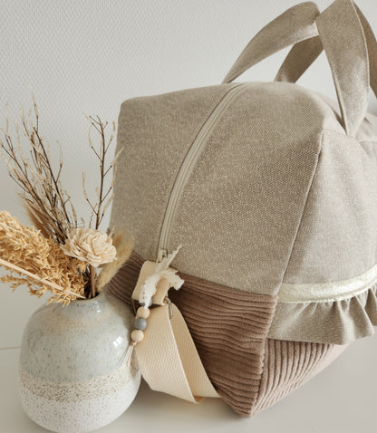 Créez votre sac à langer ou de voyage bicolore