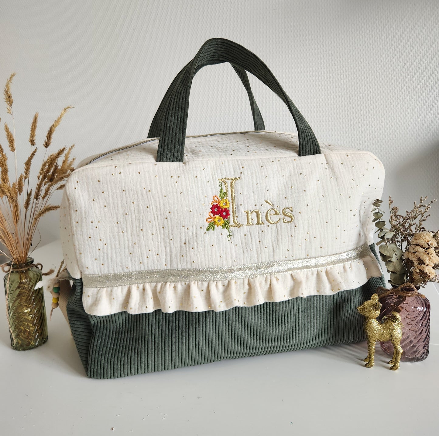 Créez votre sac à langer ou de voyage bicolore