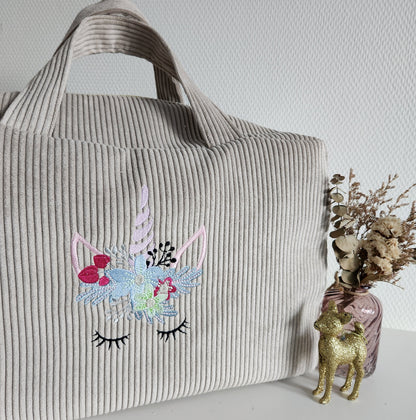 Wickel- oder Reisetasche aus Cord