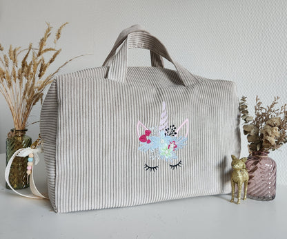 Wickel- oder Reisetasche aus Cord