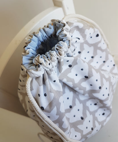 EN STOCK Sac à dos enfant jean et beige motifs animaux