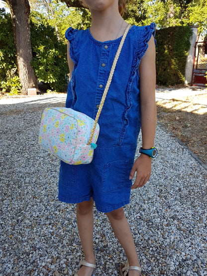 Créez votre sac à main petite fille bandoulière en coton