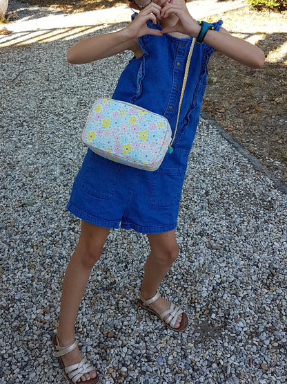 Créez votre sac à main petite fille bandoulière en coton