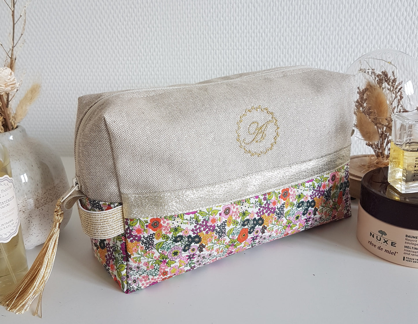 Créez votre trousse de toilette bicolore