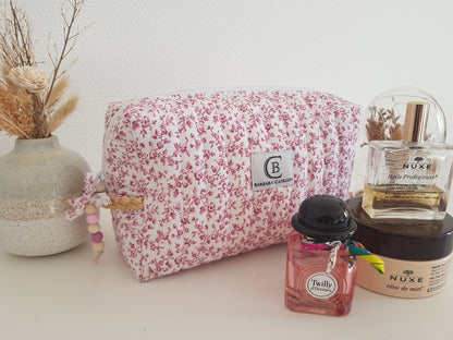 Trousse de toilette liberty matelassé