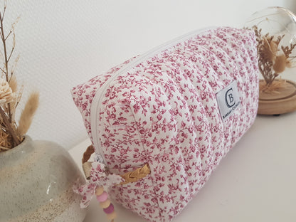 Trousse de toilette liberty matelassé