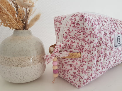 Trousse de toilette liberty matelassé