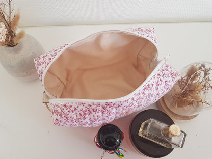 Trousse de toilette liberty matelassé
