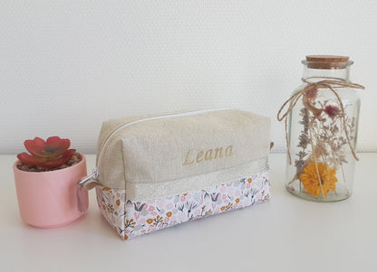 Créez votre trousse à maquillage bicolore