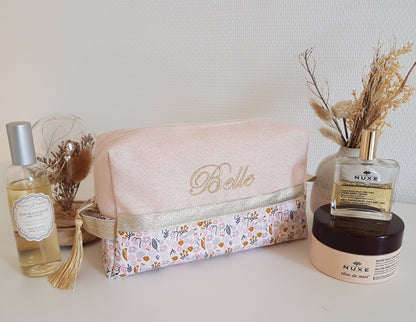 Créez votre trousse de toilette bicolore